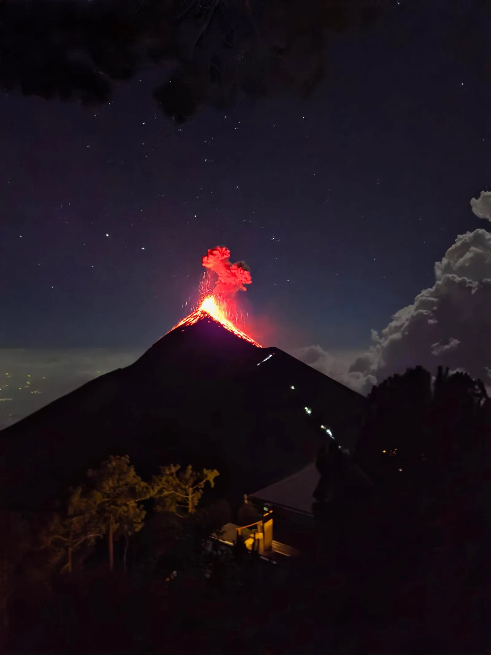 Guatemala volcanic summit landscape