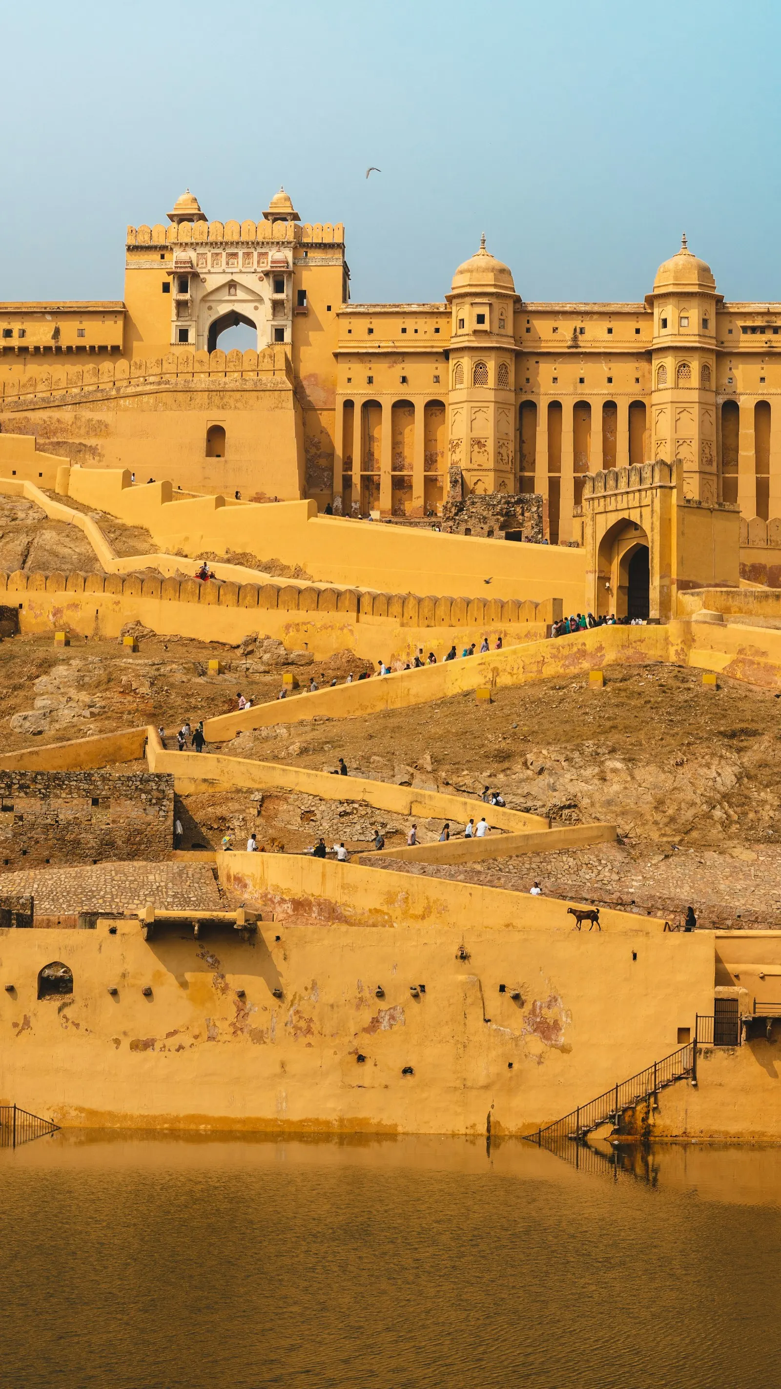 Colorful architecture in Jaipur India