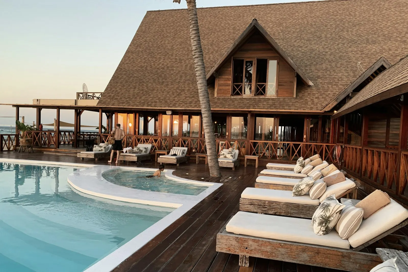 Luxury suite overlooking the sea
