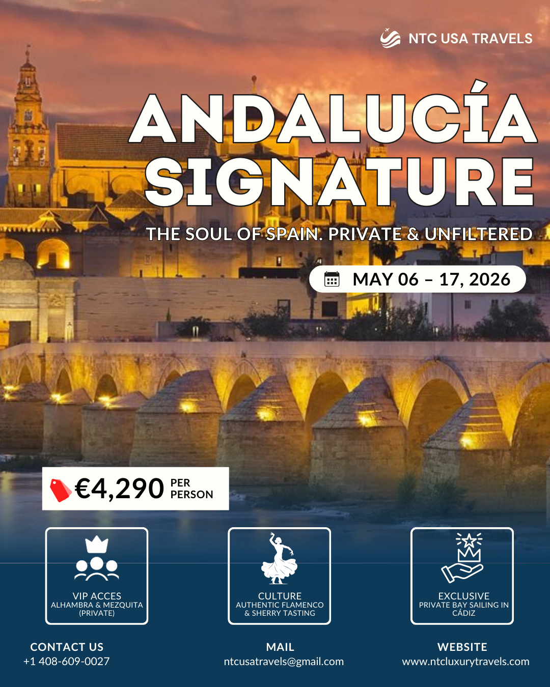 Andalucia luxury travel moment by NTC